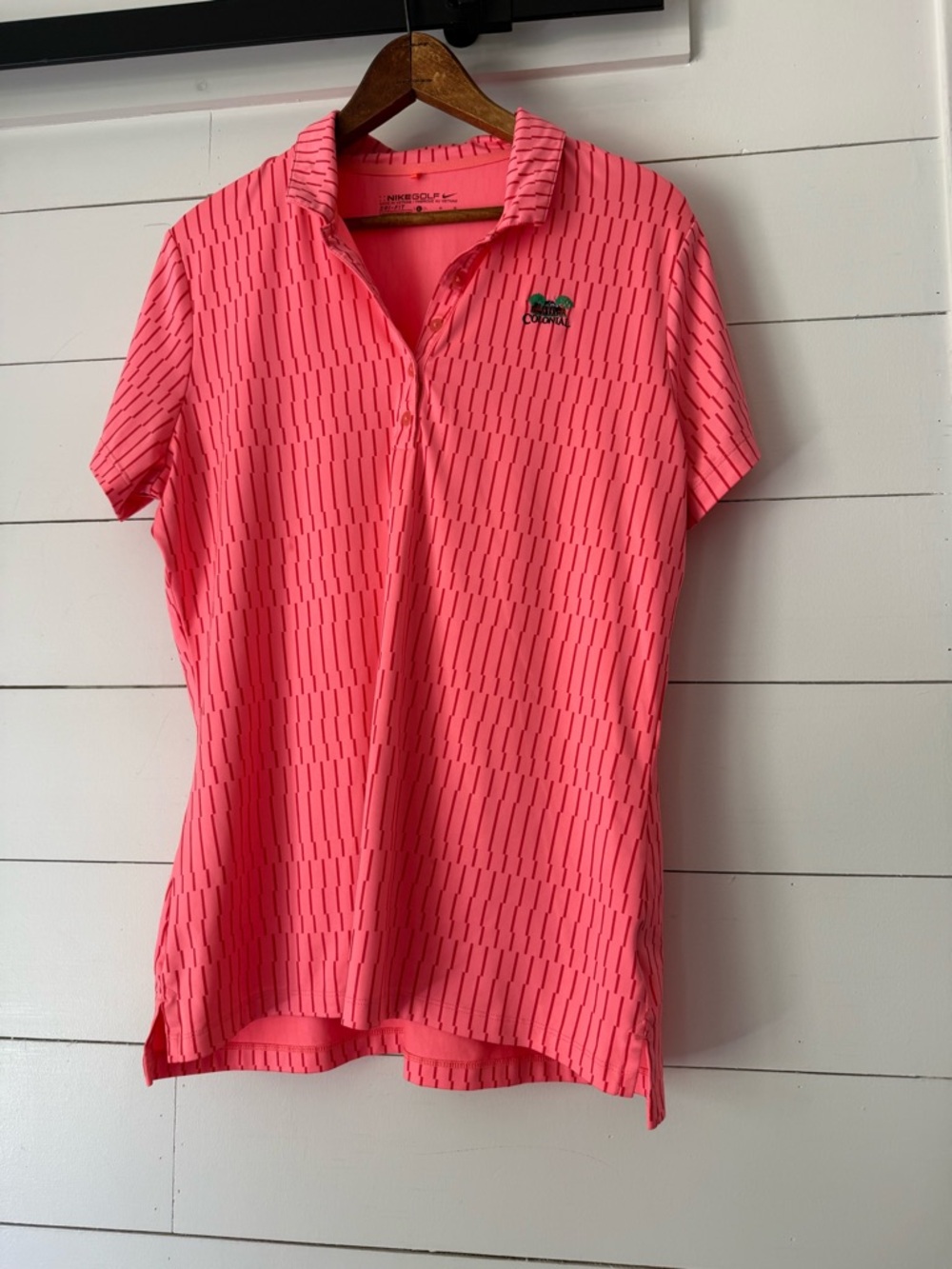 Nike Golf Dri-Fit Women’s Polo Shirt, The Colonial Golf Championship Size XL